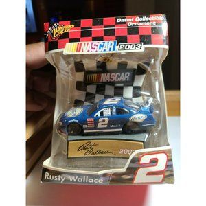 RUSTY WALLACE #2 WINNER CIRCLE 2003 NASCAR RACING ORNAMENT BRAND NEW!!!!!